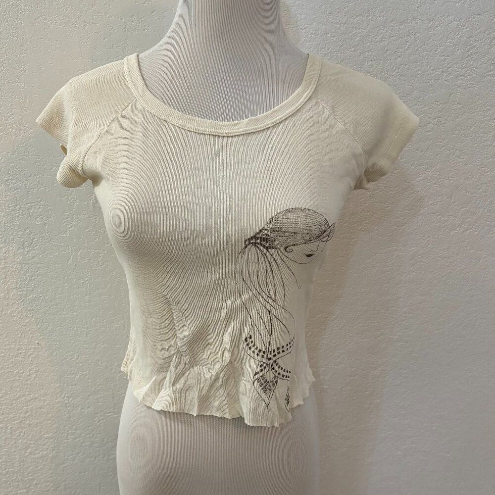 Cropped Graphic Tee